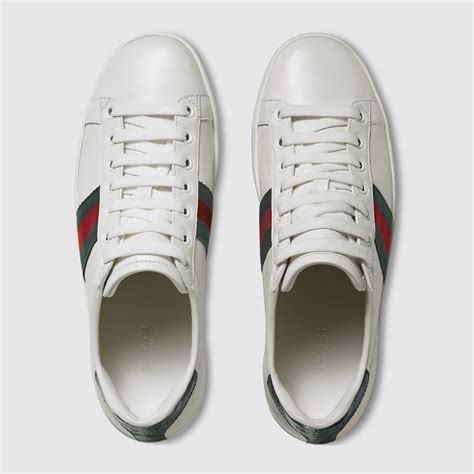 gucci at holt ace leather sneakers|ace sneakers gucci.